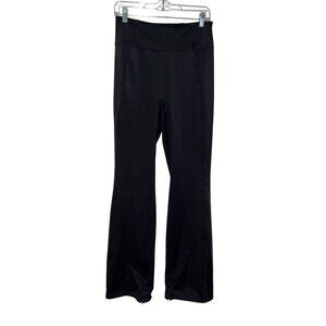 SKIMS FOLDOVER  Black High Rise Flared lPants Women size Large